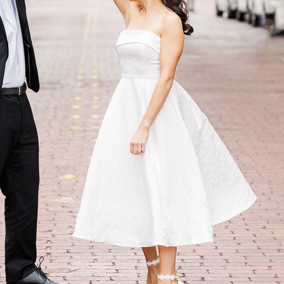 Worship strapless a-line midi dress - Picture 5 of 5